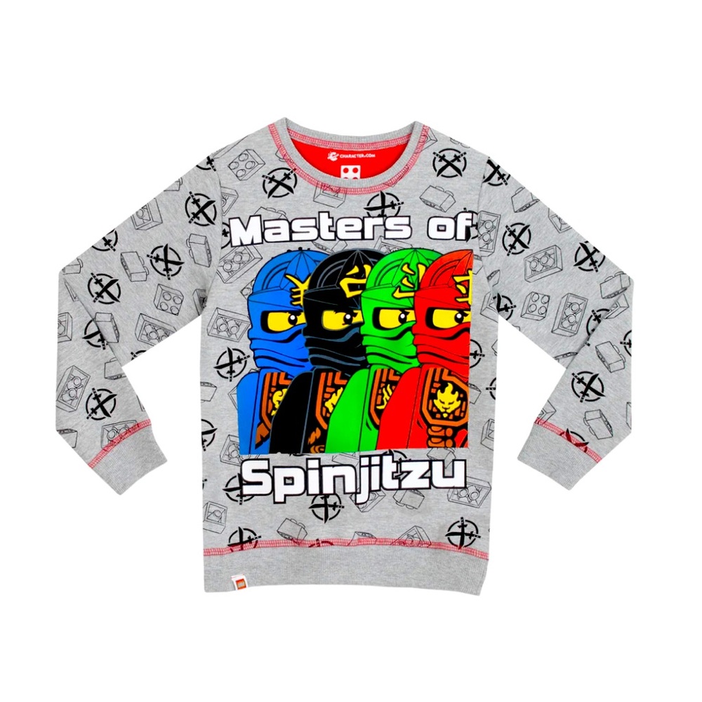 Character.com Masters of Spinjitzu Lego Sweatshirt 10-12 140cm